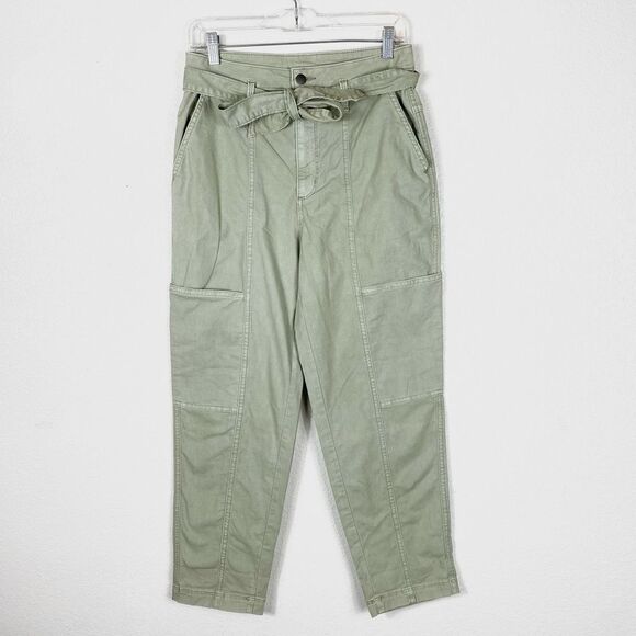 Universal Thread Pale Sage Green Belted Utility Cargo Pants - Picture 3 of 6